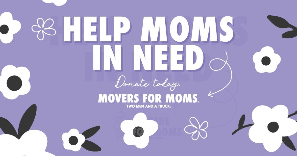 Movers for Moms social media graphics