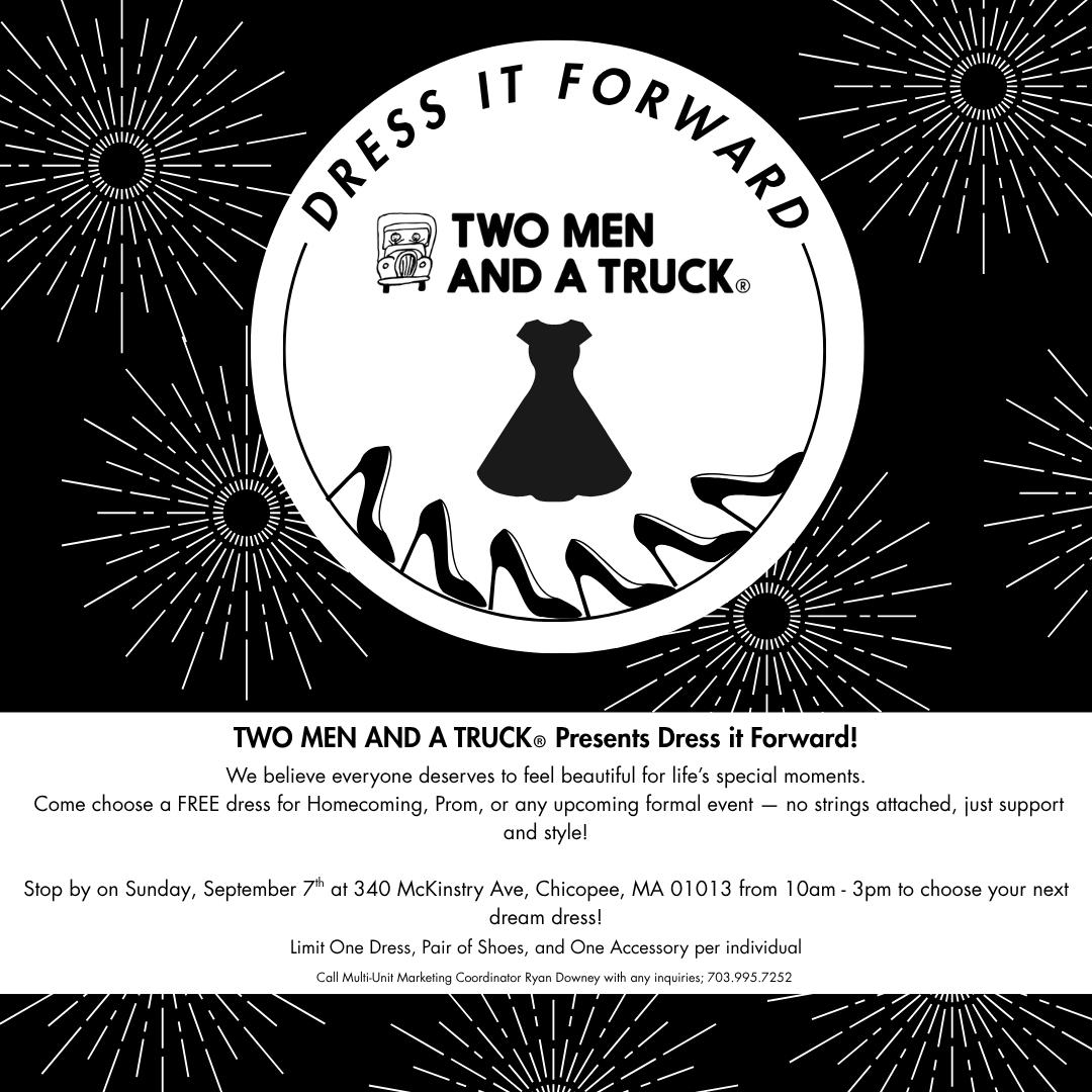 TWO MEN AND A TRUCK 2025 Dress it Forward Campagin