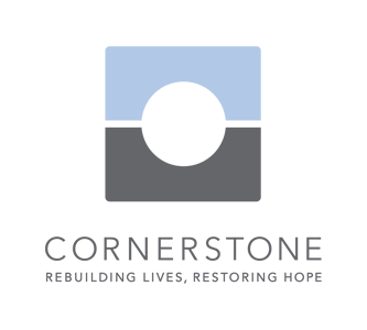 Cornerstone logo - Rebuilding Lives, Restoring Hope