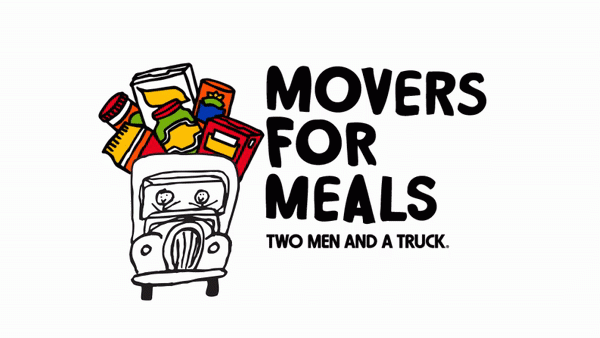 logo for Movers for Meals charity in mesa