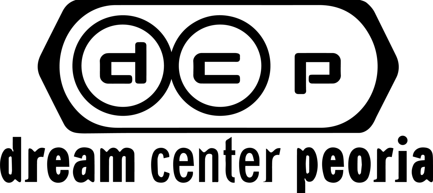 DREAM CENTER PEORIA LOGO. OUR PARTNER FOR MOVERS FOR MOMS