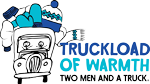logo for truckload of warmth charity in wilmington
