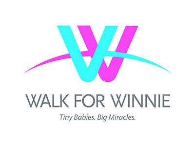 logo for walk for winnie charity