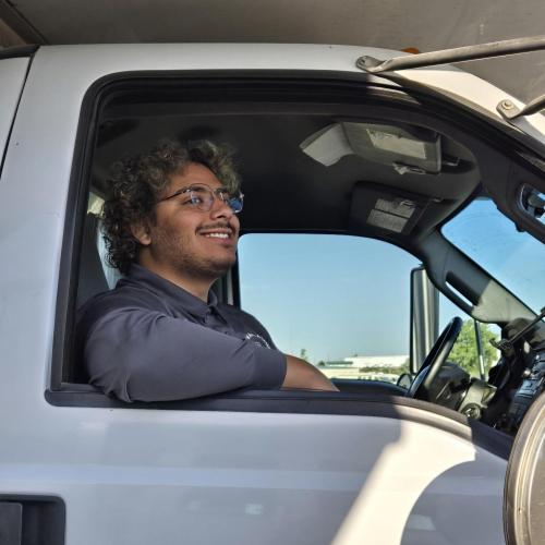 Mover in truck
