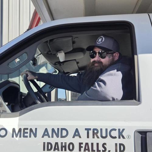 Driver in truck