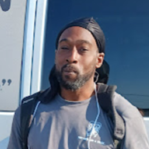 mover standing in front of van