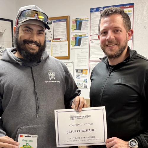 Jesus (Left) Mover Of The Month