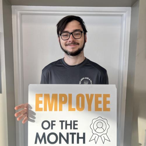 Mason - employee of the month for two men and a truck