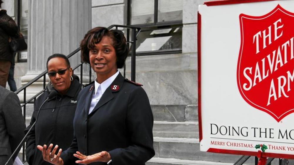 Salvation Army press conference