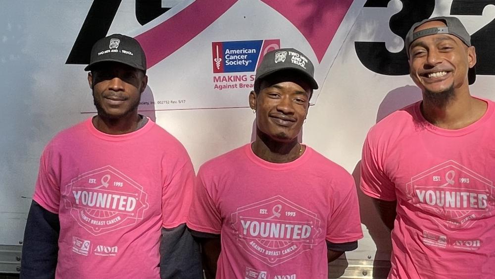 two men and a truck Newport News Making Strides 2021
