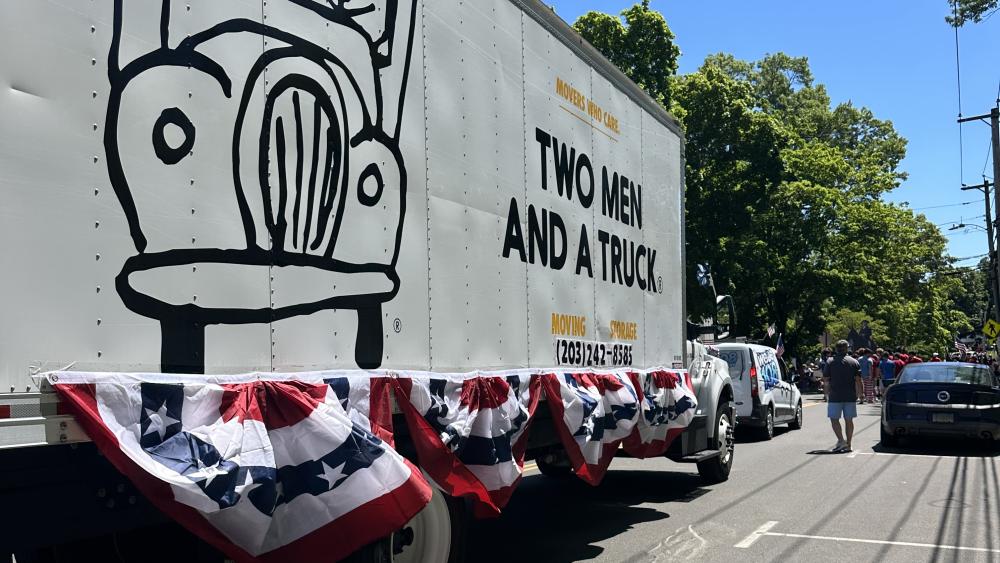 Truck in 4th of July Parade