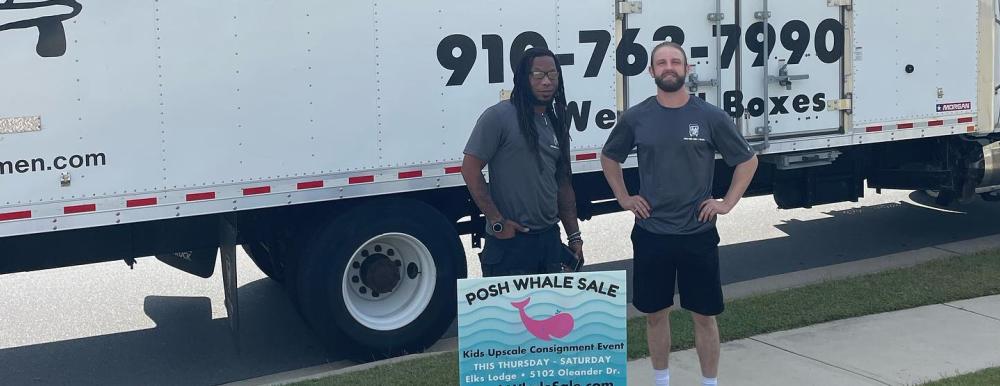 Two Men and a Truck Posh Whale Sale Volunteer 2022