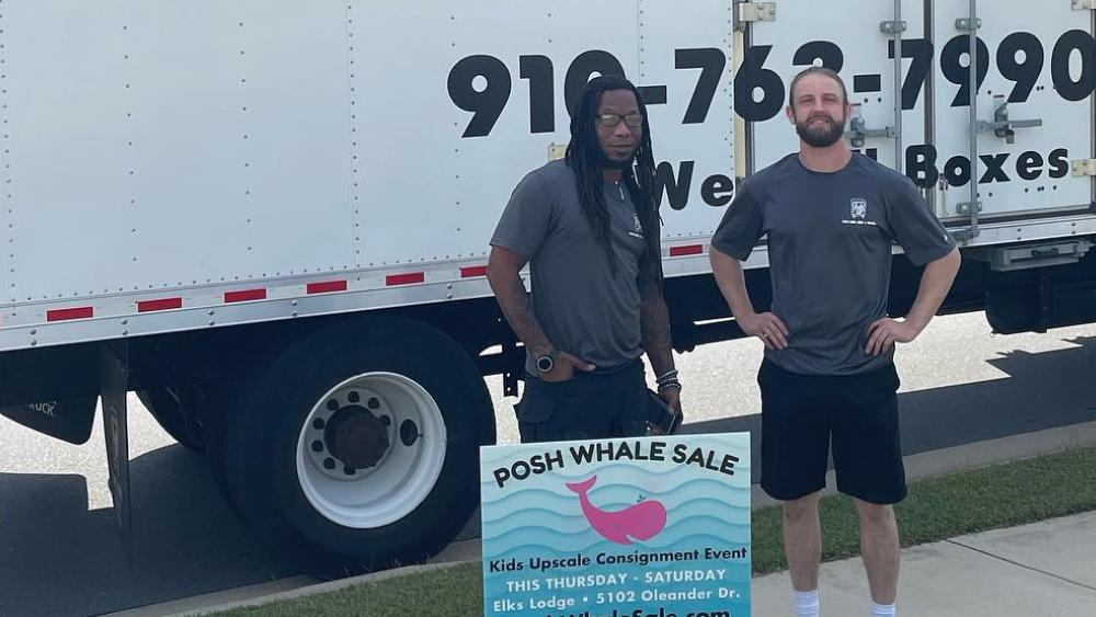 Two Men and a Truck Posh Whale Sale Volunteer 2022
