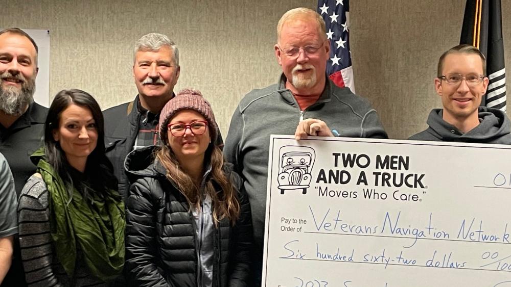 TWO MEN AND A TRUCK BILLINGS ANNUAL VETERAN NON-PROFIT MOVE SURVEY DONATION