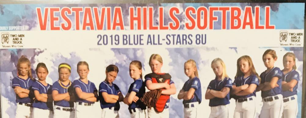 Vestavia Hills Softball_ 2019 Blue All-Stars 8U State Champs