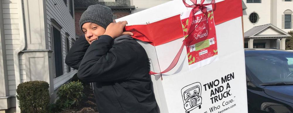 TWO MEN AND A TRUCK Holiday Coat Drive