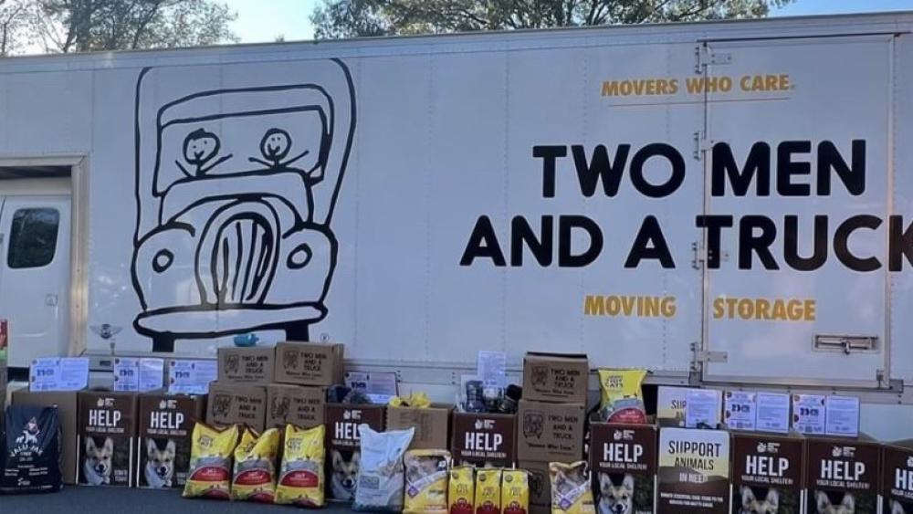 Giving Back to our Communities is what we do at Two Men and a Truck.  We love to live by our slogan Movers Who Care in all facets of our business.