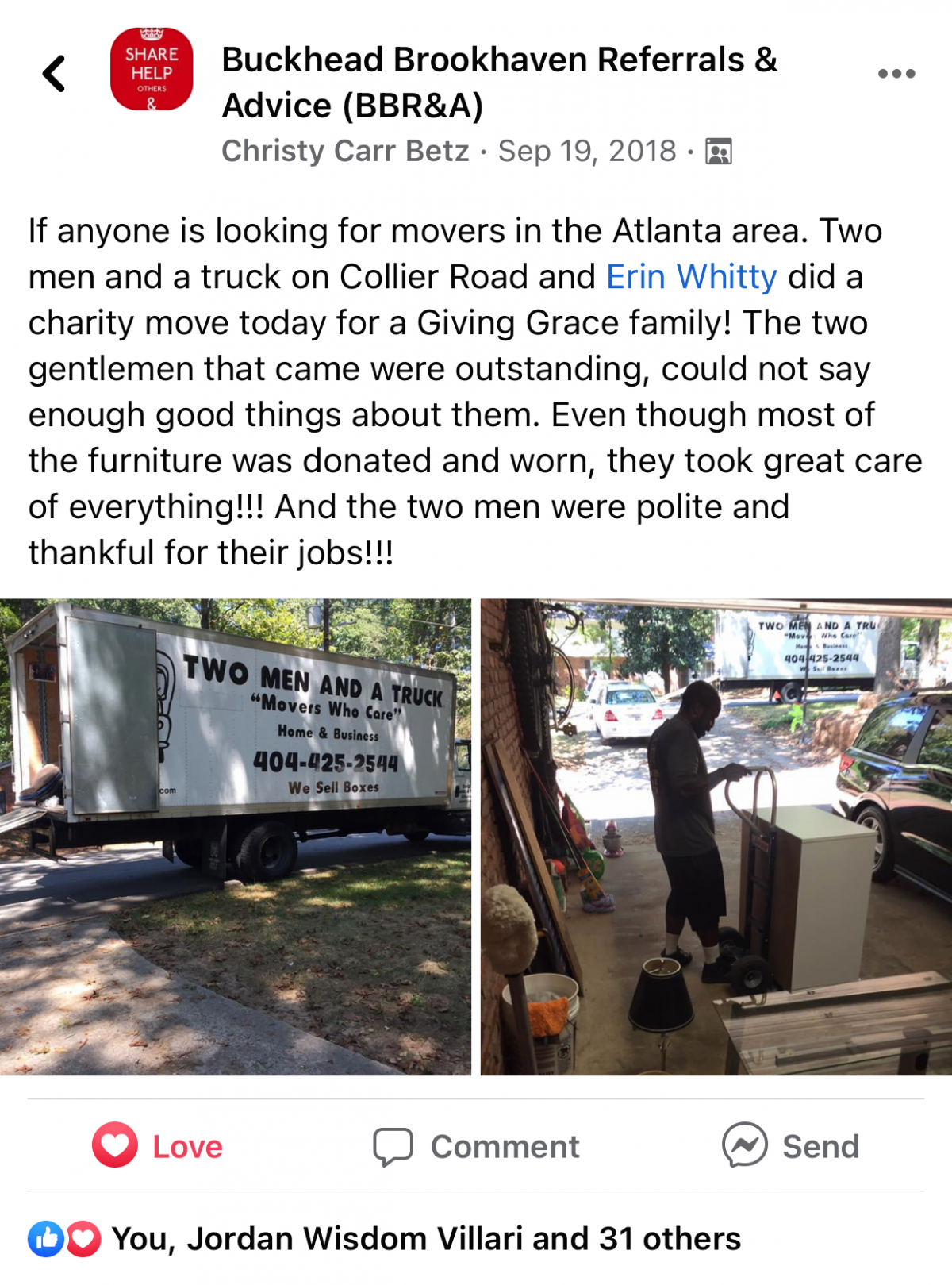 image of charity move