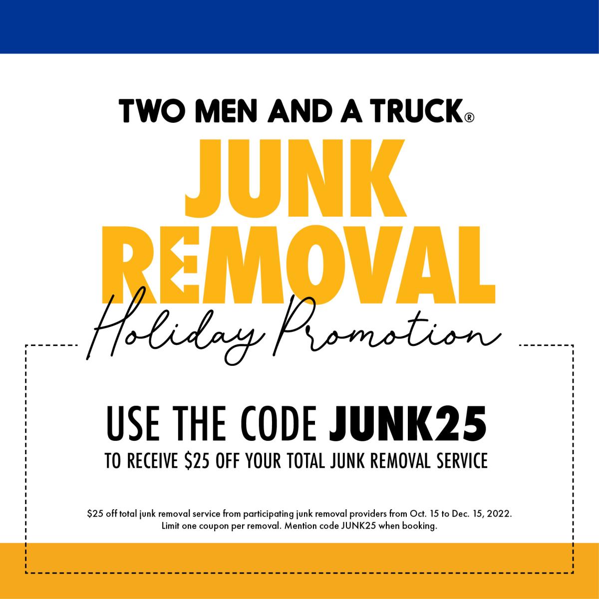 Junk Removal Holiday Promo