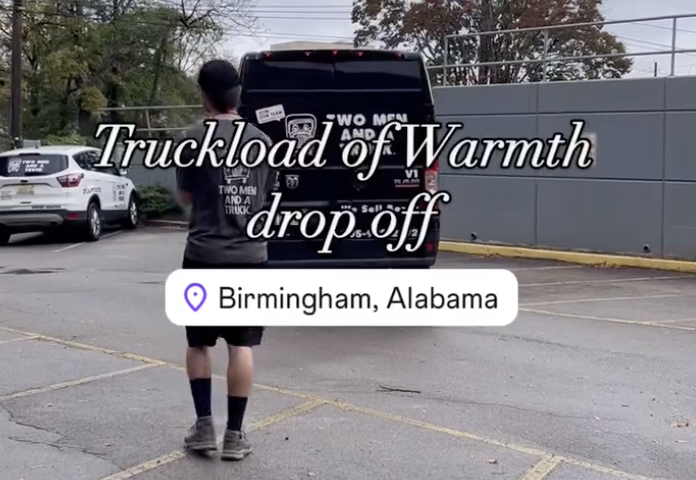 Truckload of Warmth Birmingham, AL drop off at Gateway