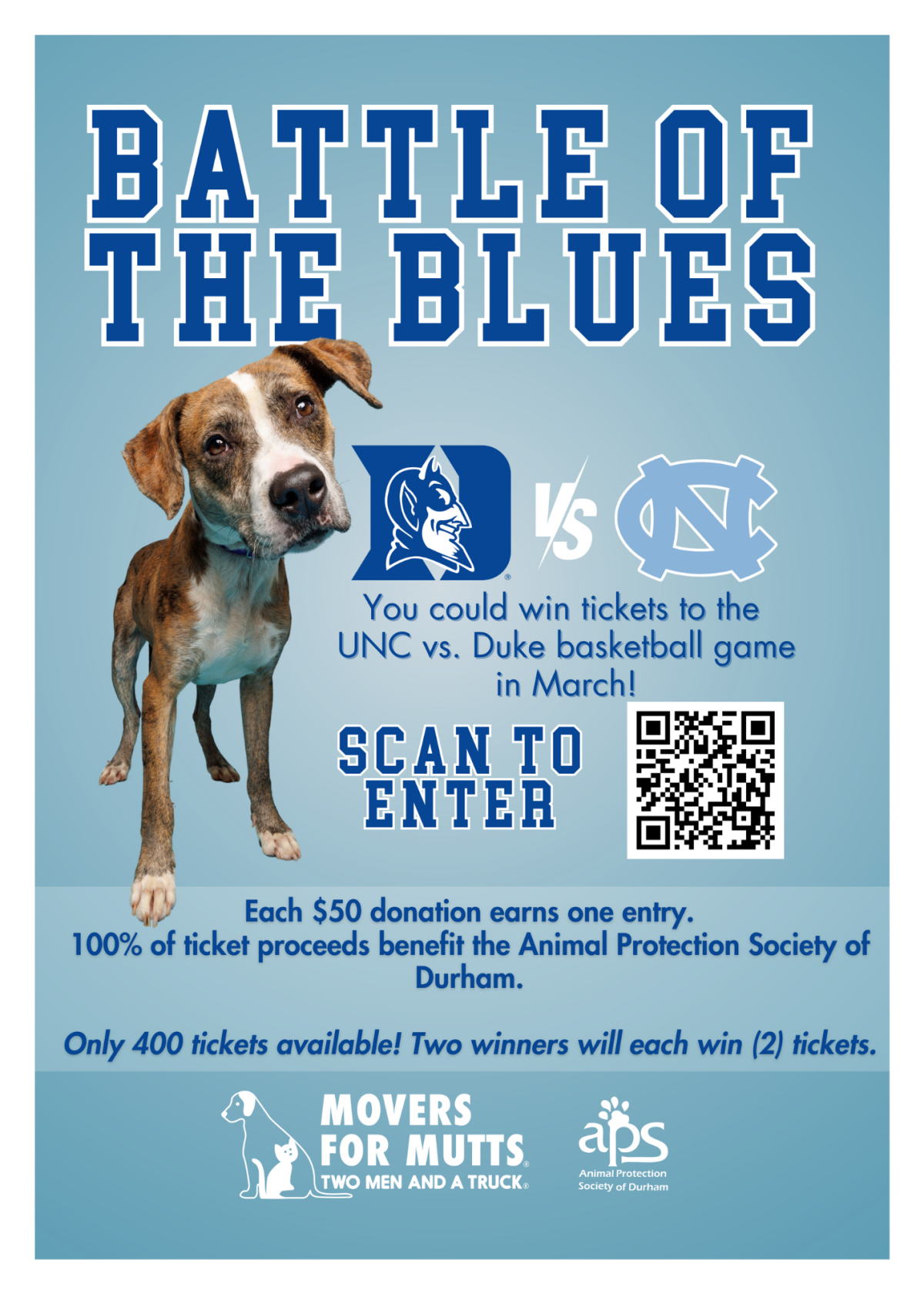 Wanna come check out one of the great rivalries in American sports?  We are giving away tickets to this year's Duke versus North Carolina basketball game at Cameron Indoor Stadium!