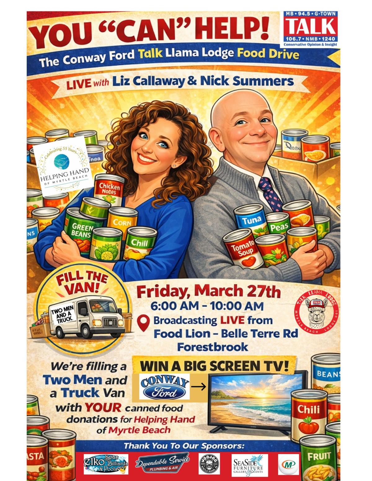 food items for food drive