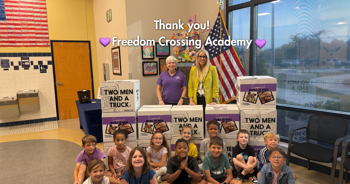 Movers for Mom Freedom Crossing Academy