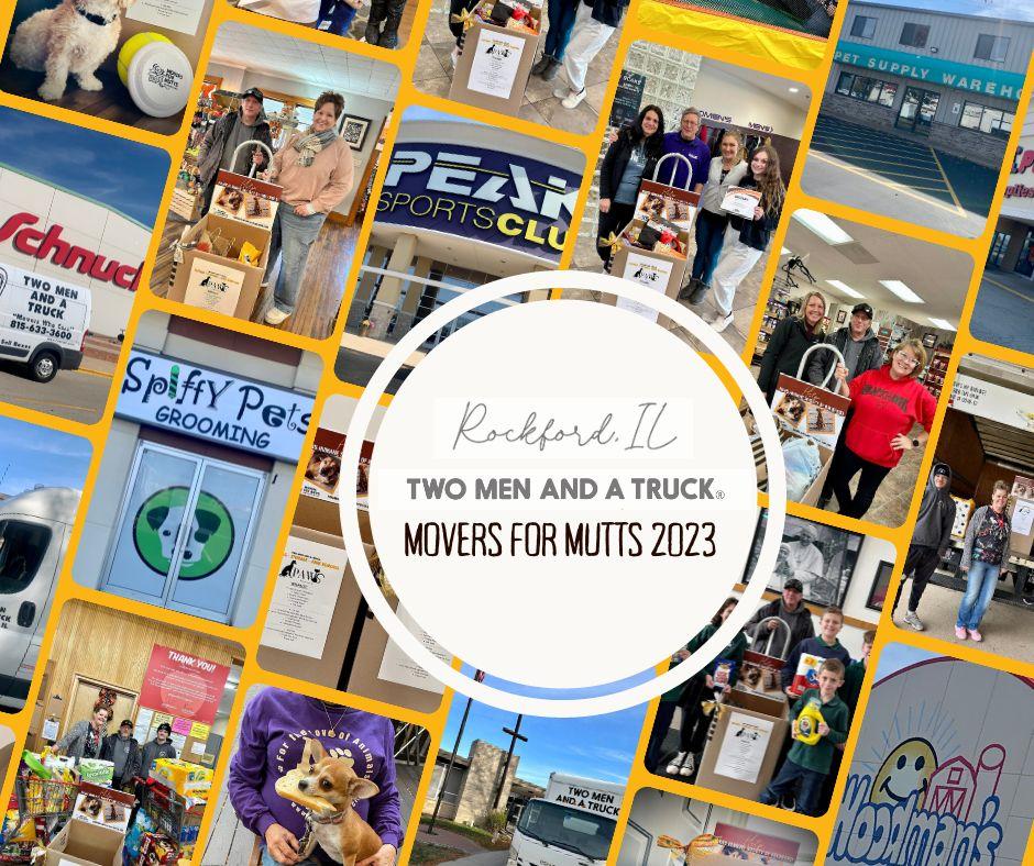 rockford movers for mutts 2023 campaign
