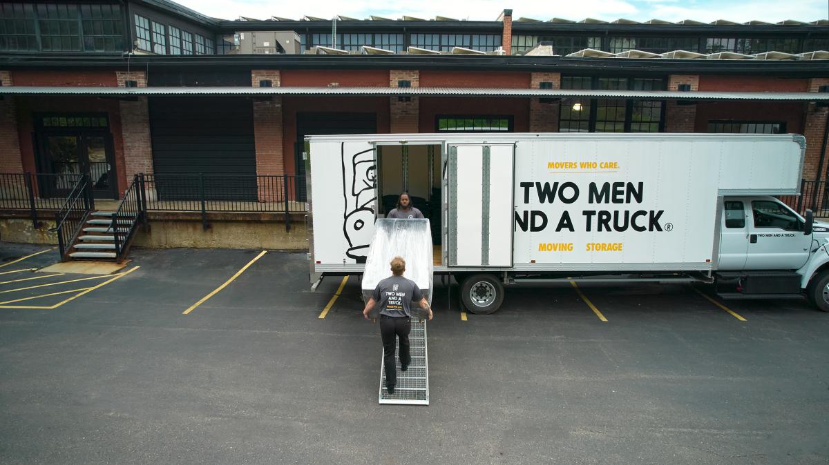 Moving Heavy Items With TWO MEN AND A TRUCK