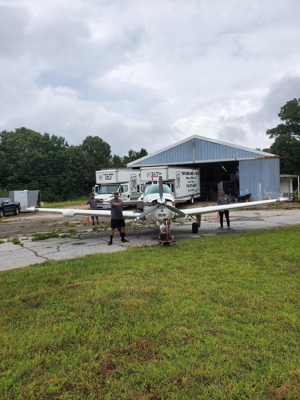 Our moving teams can literally move you anywhere.  Even airplane hangars!  Talk about a higher level of Atlanta moving!