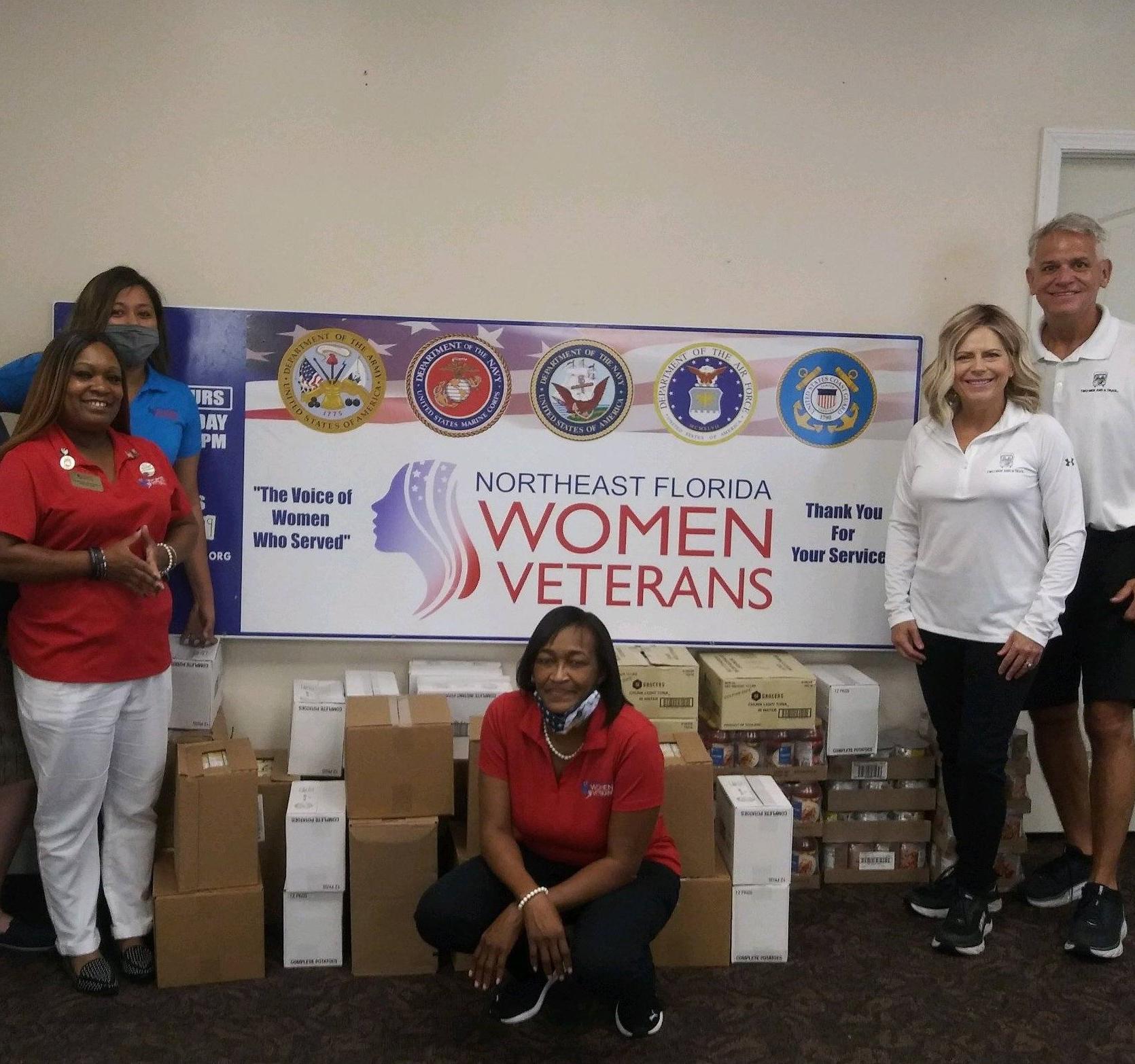 Two Men And A Truck donates to Northeast Florida Womens Veterans