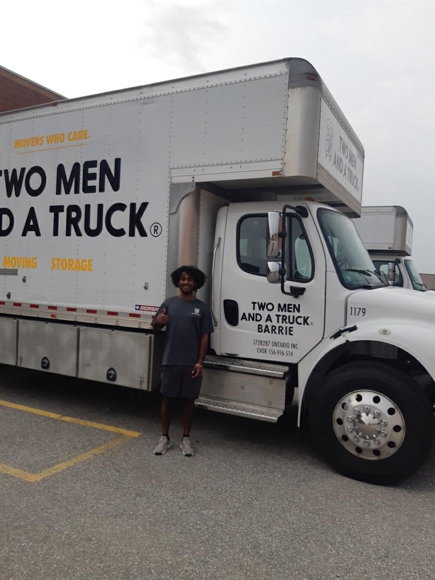 movers from two men and a truck moving company by truck