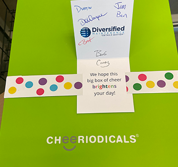 Cheeriodicals gift box for Children&#039;s of Alabama Birmingham