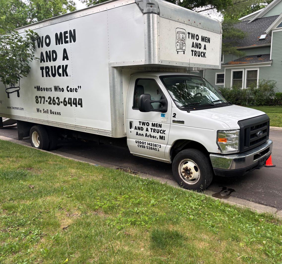 Truck on the road