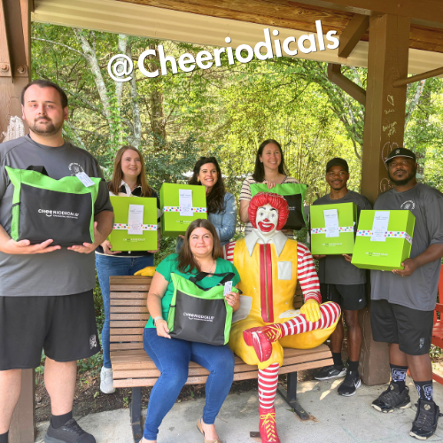 Cheeriodicals and Two Men and a Truck at a Ronald McDonald House