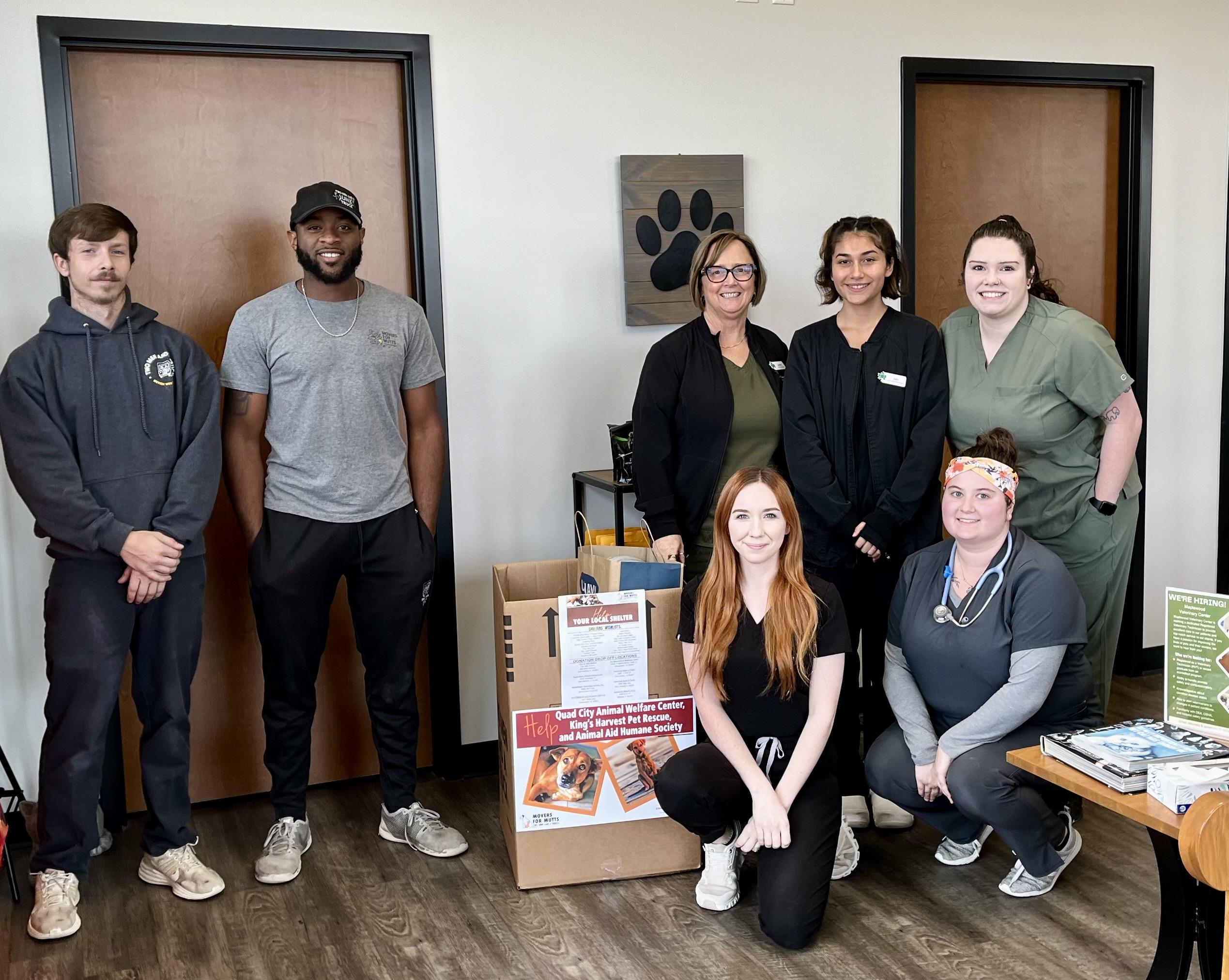 bettendorf donation pickup at maplewood vet center