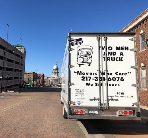 Truck parked in street
