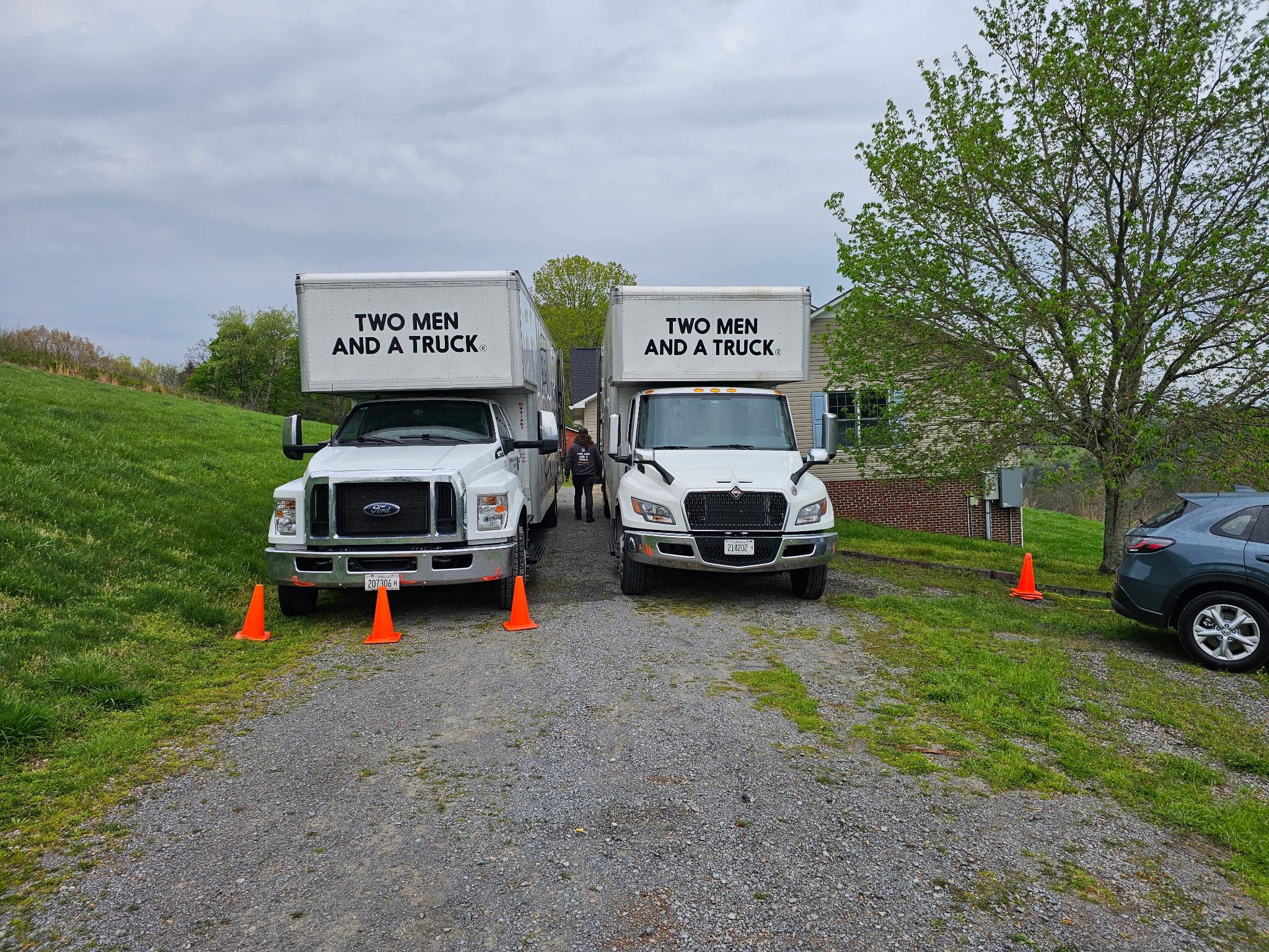 two men and a truck crossville  out of state movers