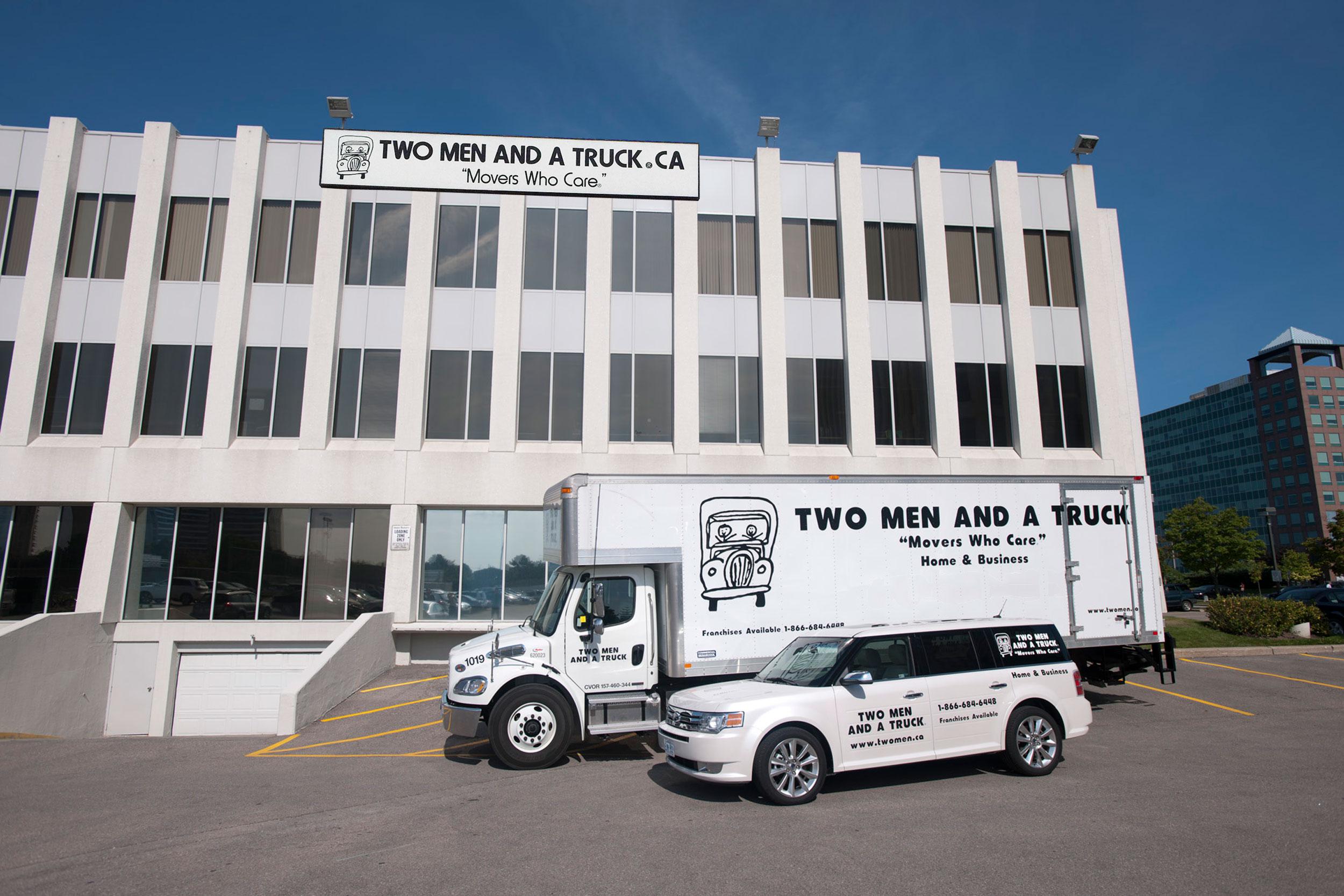 two men and a truck is a moving company in madison with 25 years of experience