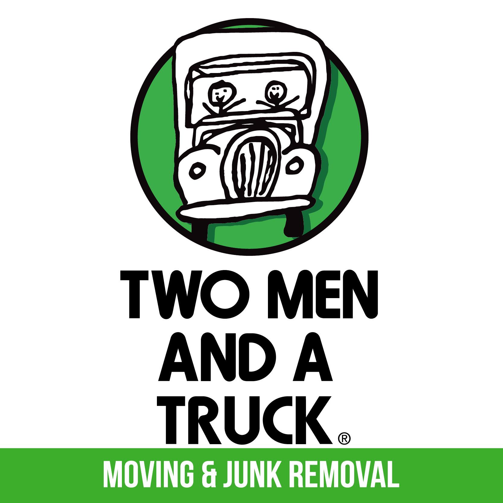 two men and a truck junk removal logo
