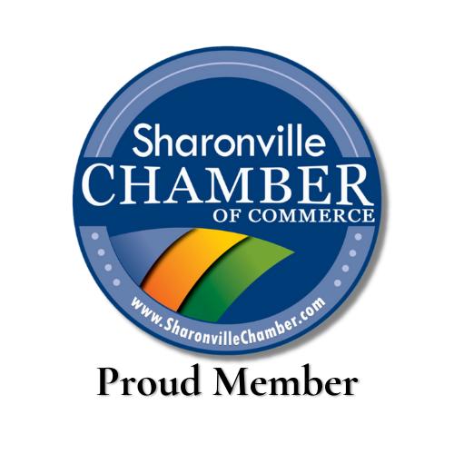 logo for local Chamber of Commerce in Sharonville Ohio