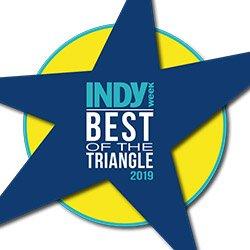 Indy week - best of the triangle 2019 logo