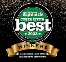 cyber city's best award logo