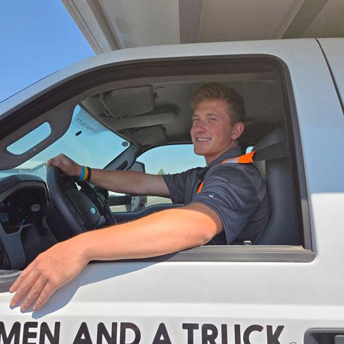 photograph of driver