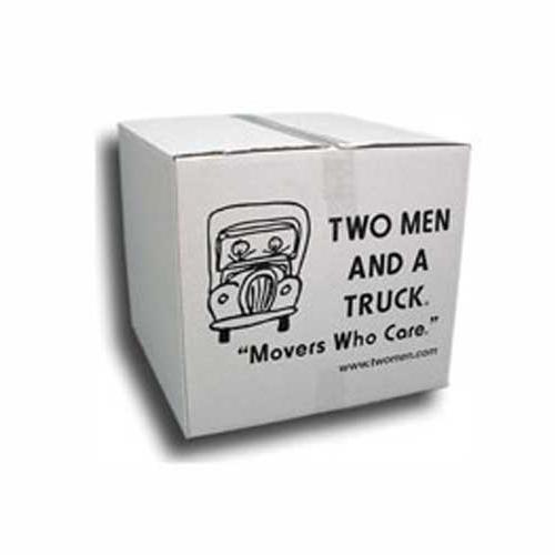 A two men and a truck branded moving box
