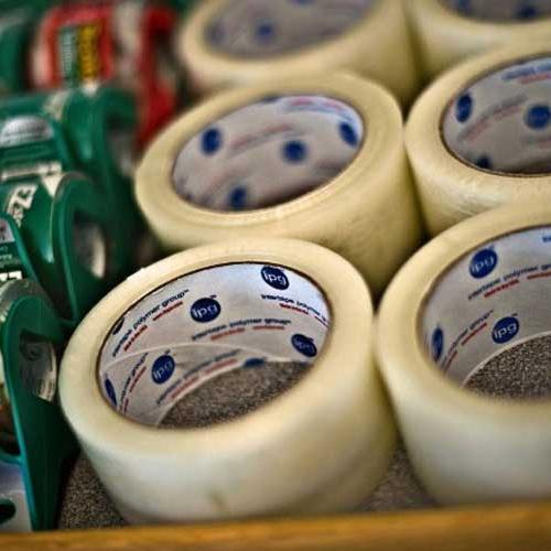 rolls of tape and dispensers