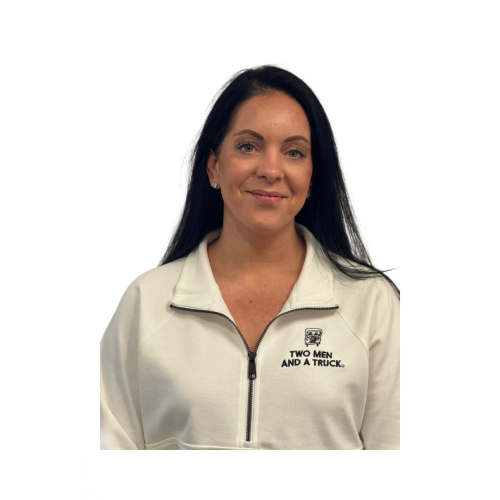 Valerie - sales team lead with two men and a truck