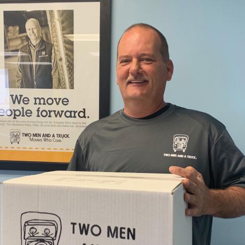 TWO MEN AND A TRUCK Milford Mover of the Month Terry Seymour
