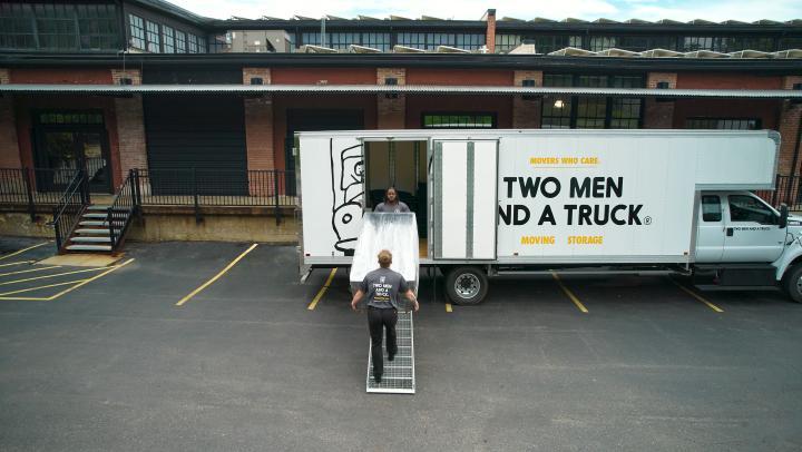 Moving Heavy Items With TWO MEN AND A TRUCK