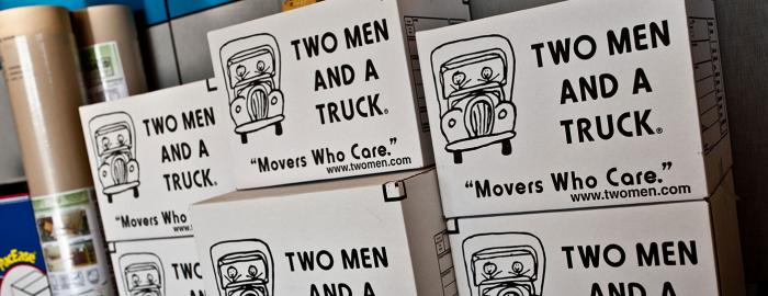 TWO MEN AND A TRUCK Moving Boxes